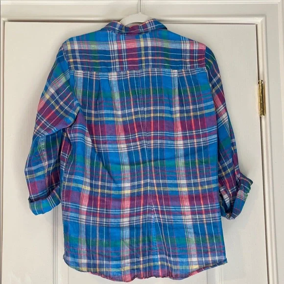 Frank & Eileen Vibrant Plaid Shirt - Picture 3 of 4